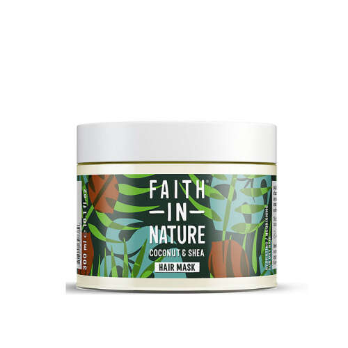 Faith In Nature %99 Doğal İçerikli Hindistan Cevizi- Shea Yağı Nemlendirici & Besleyici Saç Bakım Maskesi 300 ml - 1