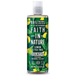 Faith In Nature %99 Doğal İçerikli Limon- Çay Ağacı Ferahlatıcı Saç Kremi 400 ml - 1