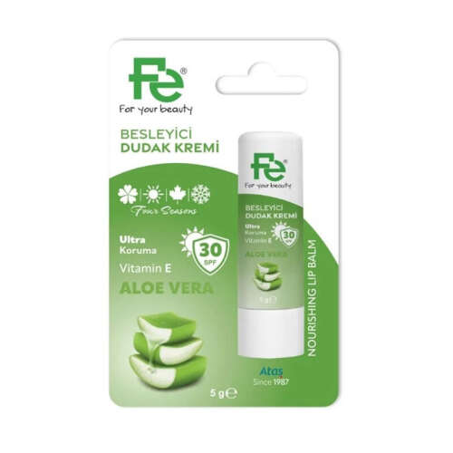 Fe Besleyici Dudak Kremi SPF30 Aloe Vera 5gr - 1