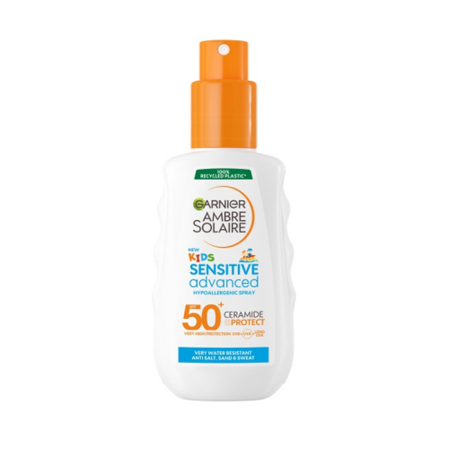 Garnier Ambre Solaire Kids Sensitive Advanced SPF 50 + Çocuk Güneş Spreyi 150ml - 1