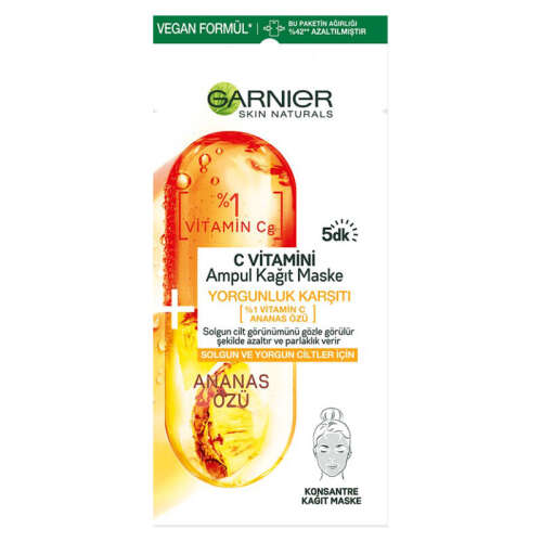 Garnier C Vitamini Ampul Kağıt Maske 15 g - 1