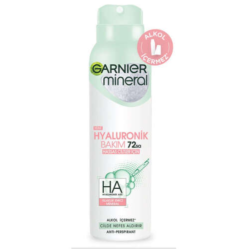 Garnier Mineral Hyaluronik Bakım Sprey Deodorant 150 ml - 1