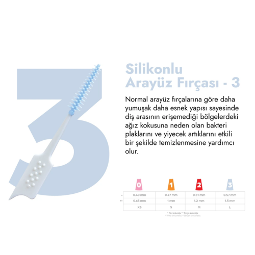 Glimo Silikonlu Arayüz Fırçası - L - 2