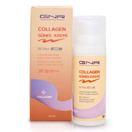 Gnr Collagen Güneş Kremi Spf 50 BB Effect Dark 50 ml - 1