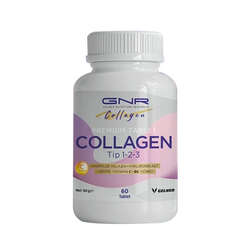 GNR Collagen Hidrolize Kolajen Tip1,2,3 İçeren Takviye Edici Gıda 60 Tablet - 1