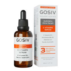 Gosiv Aydınlatıcı ve Düzensiz Ciltler İçin C Vitamini Serum 30 ml - 2