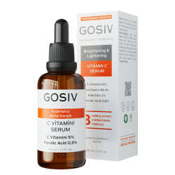 Gosiv Aydınlatıcı ve Düzensiz Ciltler İçin C Vitamini Serum 30 ml - 3