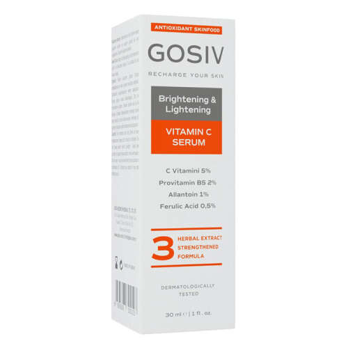 Gosiv Aydınlatıcı ve Düzensiz Ciltler İçin C Vitamini Serum 30 ml - 4