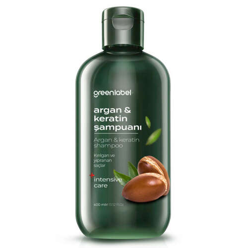 Greenlabel Argan ve Keratin Şampuanı 400 ml - 1