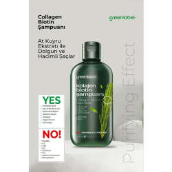 Greenlabel Biotin ve Kolajen At Kuyruğu Şampuanı 400 ml - 3