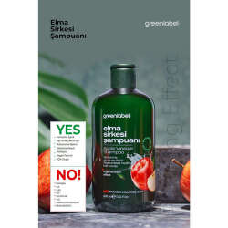 Greenlabel Elma Sirkesi Şampuanı 400 ml - 3