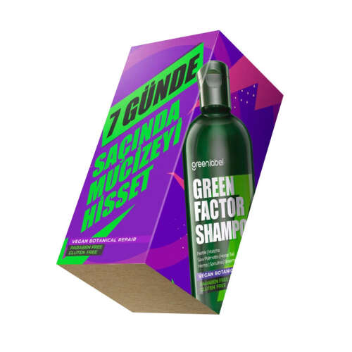 Greenlabel Green Factor 7 Bitkili Yoğun Bakım Şampuanı 400 ml - 2