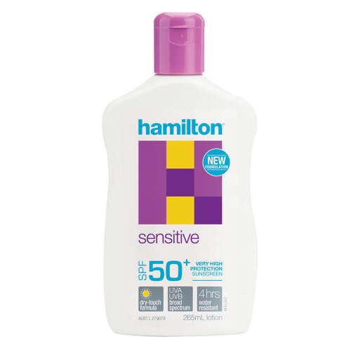 Hamilton Sensitive Spf50+ Güneş Koruyucu Losyon 265ml - 1