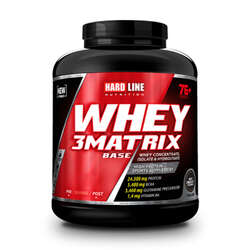 Hardline Whey 3 Matrix Base Çikolata 2300 g - 1