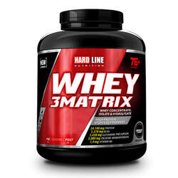 Hardline Whey 3 Matrix Çikolata 2300 g - 1