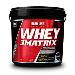 Hardline Whey 3 Matrix Protein Çikolata 4000 g - 1