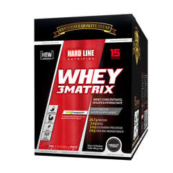 Hardline Whey 3Matrix Çikolata 30 g x 15 Adet 450 g - 1