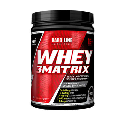 Hardline Whey 3Matrix Çikolata 454 g - 1