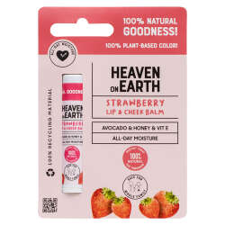 Heaven on Earth %100 Doğal Ve Organik İçerikli Lip Balm 5 gr - Strawberry Cheek Balm - 3