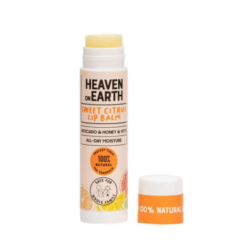 Heaven on Earth %100 Doğal Ve Organik İçerikli Lip Balm 5 gr - Sweet Citrus - 2