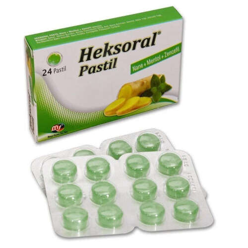 Heksoral Pastil Nane+ Mentol+ Zencefil 24 Adet - 1