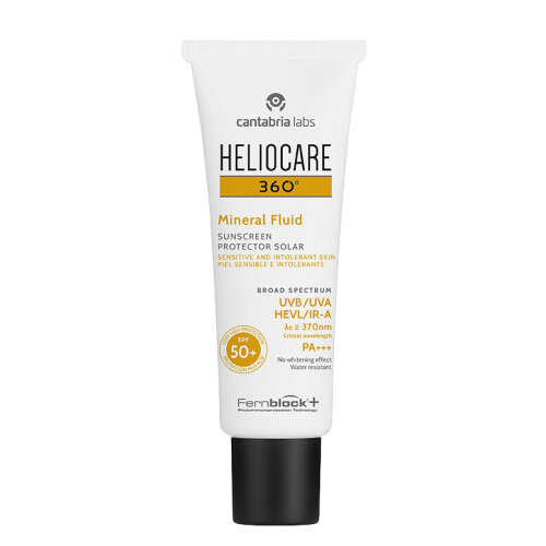 Heliocare 360 Mineral Fluid SPF+50 Güneş Koruyucu Krem 50 ml - 1