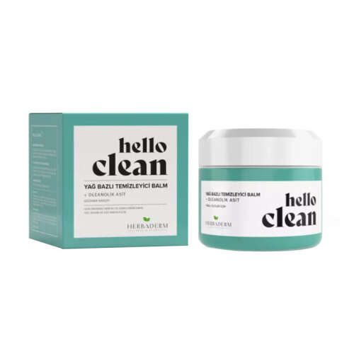 Herbaderm Hello Clean Yağ Bazlı Temizleyici Balm 100 ml | Gözenek karşıtı - 1