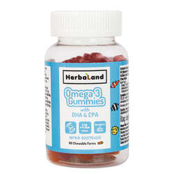 Herbaland Kids Omega 3 with DHA and EPA 60 Kapsül