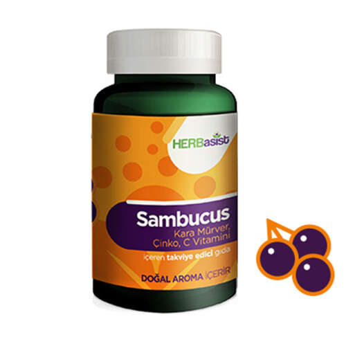 HERBasist Sambucus İçeren Takviye Edici Gıda Gummy 30 Adet - 1