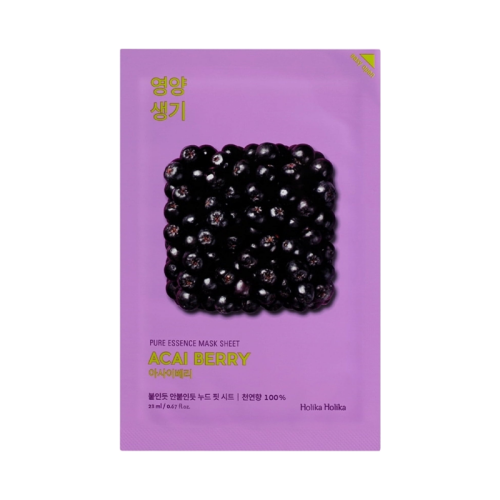 Holika Holika Pure Essence Mask Sheet - Acai Berry - 1