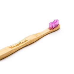 Humble Brush Doğal Yumuşak Çocuklar için Diş Fırçası - Lila - 4