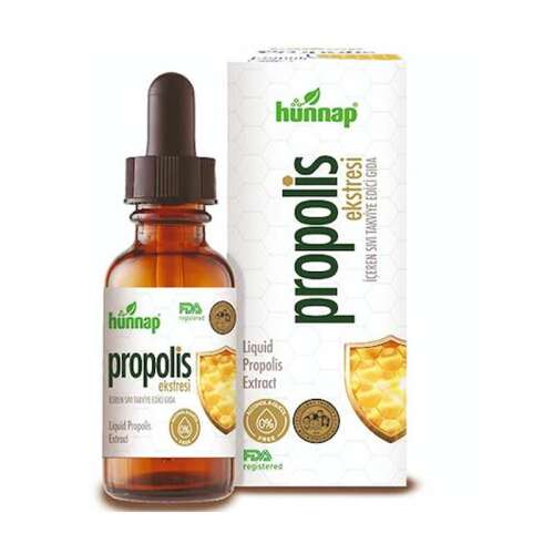 Hünnap Propolis Ekstresi İçeren Sıvı Takviye Edici Gıda 30 ml - 1