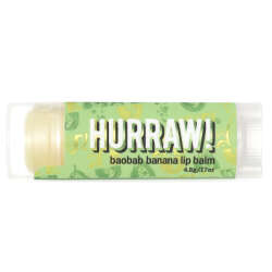 Hurraw Baobab Banana Lip Balm - Muz 4.8 gr - 1