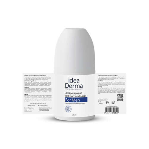 İdea Derma Roll-on Antiperspirant Deodorant 75 ml - Erkekler İçin - 2