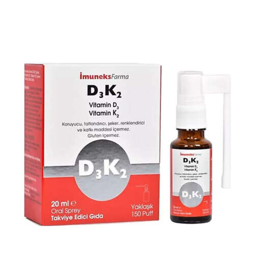 Imuneks D3 K2 Takviye Edici Gıda 20 ml - Sprey - 1