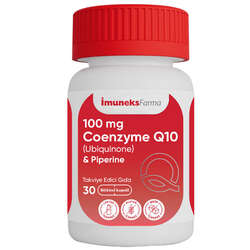 İmuneks Farma 100 mg Coenzyme Q10 İçeren Takviye Edici Gıda 30 Kapsül - 1