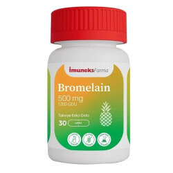 Imuneks Farma Bromelain 500 mg Takviye Edici Gıda 30 Tablet - 1