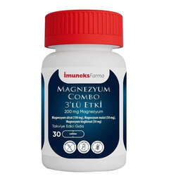 İmuneks Farma Magnezyum Combo 3lü Etki 30 Tablet - 1