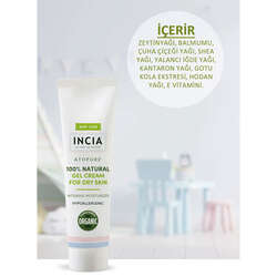 Incia %100 Natural Gel Cream For Dry Skin 60 ml - 2