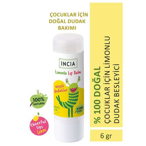 INCIA Bergamot & Limonlu Doğal Dudak Besleyici 6g - 2