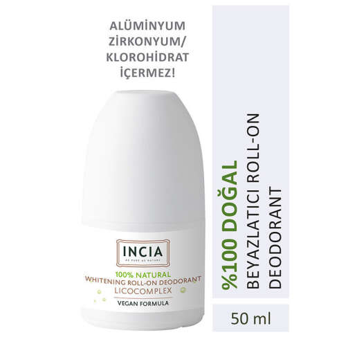 INCIA Beyazlatıcı Doğal Roll-On Deodorant 50 ml - 2