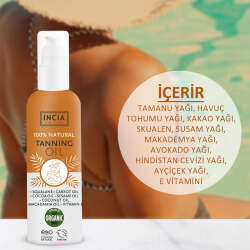 INCIA Bronzlaştırıcı Doğal Yağ 150 ml - 5