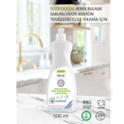 INCIA Doğal Bebek Bulaşık Sabunu 500 ml - 1