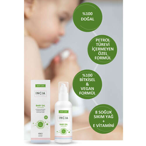 INCIA Doğal Bebek Yağı 110 ml - 4