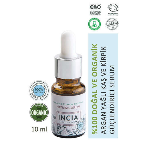 INCIA Kaş ve Kirpik Güçlendirici Doğal Serum 10 ml - 2