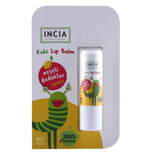 INCIA Kids Lip Balm Dudak Besleyici Limon 6 gr - 1