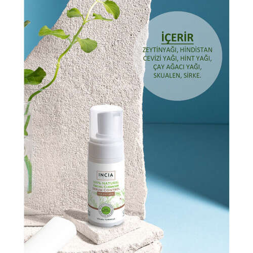 INCIA Yağlı Ciltler İçin Doğal Yüz Temizleyici 125 ml - 7