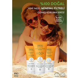 INCIA Yüz İçin %100 Doğal Güneş Kremi 50 SPF 50 ml