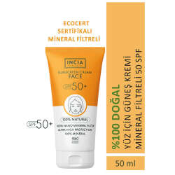 INCIA Yüz İçin %100 Doğal Güneş Kremi 50 SPF 50 ml - 2