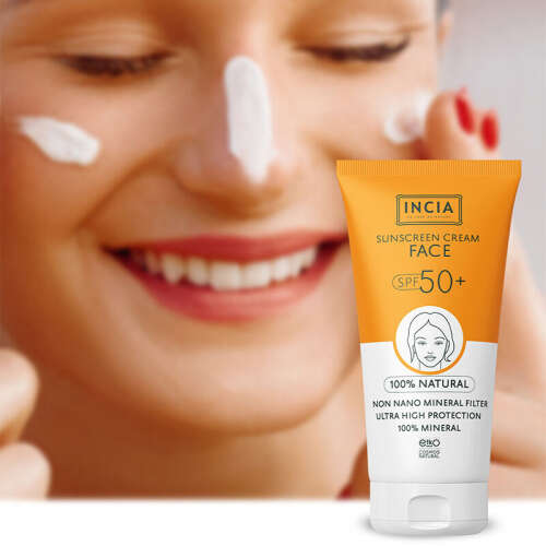 INCIA Yüz İçin %100 Doğal Güneş Kremi 50 SPF 50 ml - 4